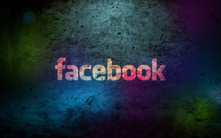 Facebook logo blurry background black - a facebook logo free wallpaper