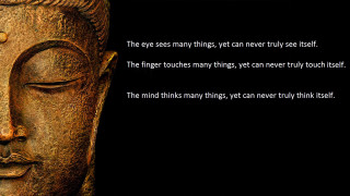 Buddha statue quote mind body 2 - center free wallpaper