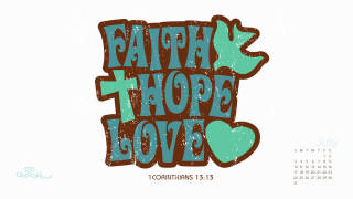 Calendar heart cross design image - a calendar free wallpaper