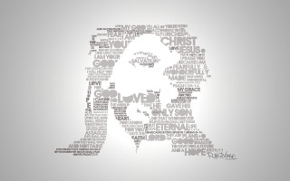 Man face jesus words gray - a mans face free wallpaper