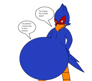 Blue bird red mask speech - you free wallpaper for tablet