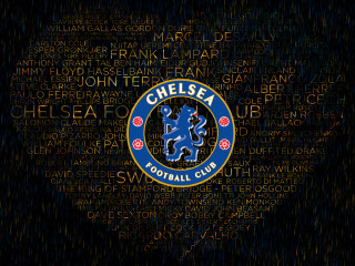 Chelsea logo black background blue - a circle free wallpaper for desktop