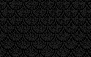 Black background wavy pattern design - eishōsai chōki free wallpaper
