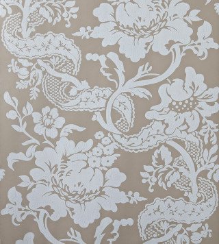 Flower pattern wall clock decoration - the wall free wallpaper for tablet