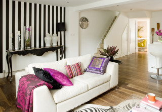 Living room white couch zebra - a vase of flowers free wallpaper