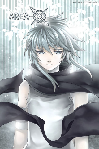 Anime character long hair scarf 2 - his neck free wallpaper for mobile