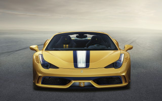 Yellow sports car black stripe 3 - a black stripe free wallpaper