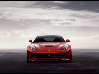 Red sports car open area - bernardo cavallino free wallpaper
