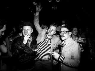 Party clown noses group fun - tom of finland free wallpaper