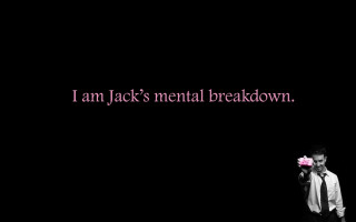 Man holding pink flower quote - free dark wallpaper for desktop