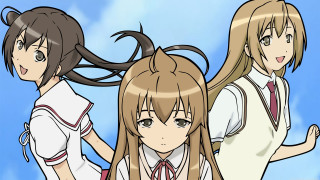 Anime girls long hair school 3 - the other girl free wallpaper