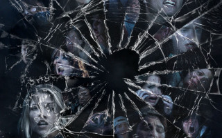 Broken glass people hole lightning - a broken glass free wallpaper
