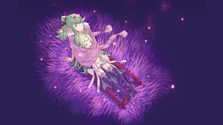 Anime characters purple object fireworks - a purple object free wallpaper