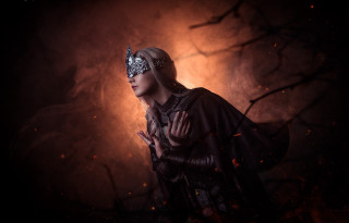 Woman costume mask dark forest - elden ring free wallpaper