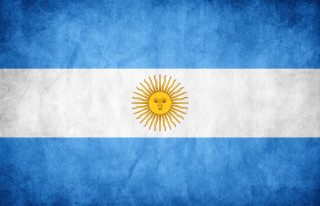 Argentina flag grungy wall sun - ilm free wallpaper