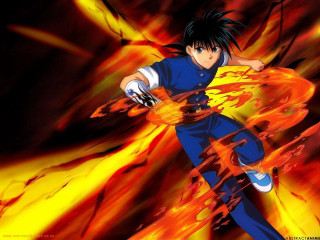 Man blue fireball flame black - a fire ball free wallpaper