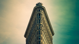 Tall building clock sky background - the top of its free wallpaper