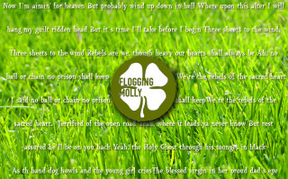 Clover in the grass with - a poem free wallpaper