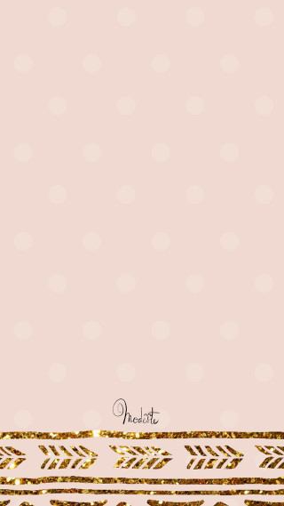 Pink gold background border repeating - free hearts wallpaper for mobile