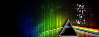 Dark side moon rainbow background - the side of the wall free wallpaper