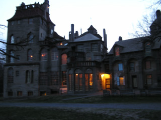 Heidelberg school clock tower night - a clock tower free wallpaper