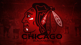 Chicago black hawks red background - madhouse free wallpaper