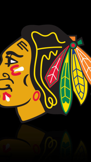 Chicago black hawks reflection leaf - leaf free wallpaper for mobile