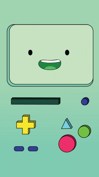 Cartoon character green blue yellow - free gaming wallpaper for mobile