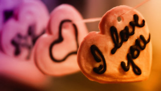 Heart lollipop love two hearts - the word love free wallpaper