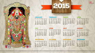 Calendar hindu god 2015 wooden - a red ribbon free wallpaper