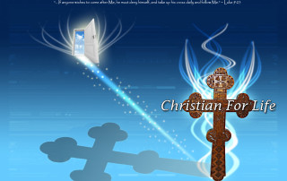 Cross light message illumination faith - life free wallpaper for desktop