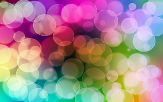 Colorful blurry background circles of - triadic free wallpaper
