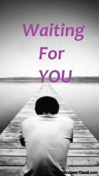 Man sitting dock waiting for - a dock free wallpaper for mobile