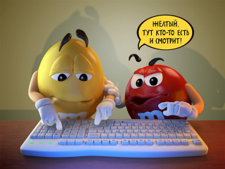Cartoon character keyboard computer mouse - a speech bubble above free wallpaper