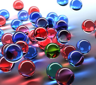 Colorful balls floating air reflective - the air together free wallpaper