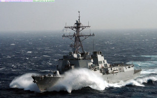 Large ship ocean small ship 3 - wave free wallpaper