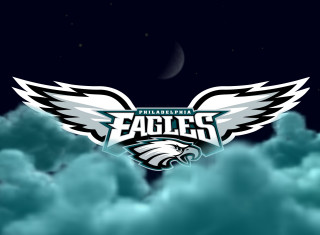 Philadelphia eagles logo clouds crescent - dan frazier free wallpaper