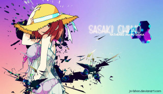 Woman hat dress paint face - a splash of paint free wallpaper