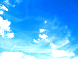 Plane flying sky clouds background 2 - free sky wallpaper