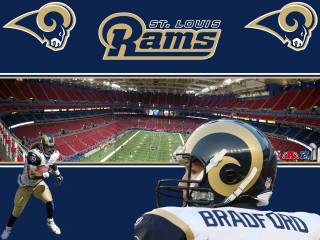 Football player rams logo helmet - a rams logo free wallpaper