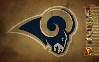 Rams logo brown background gold - art fitzpatrick free wallpaper