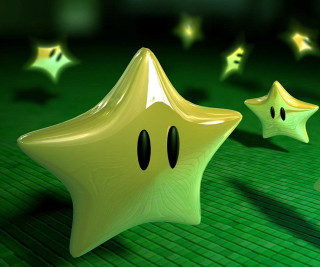 Stars green floor net art - andor basch free wallpaper for desktop