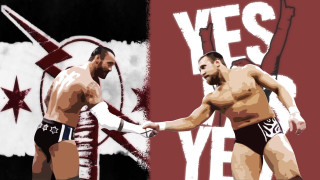 Wrestlers handshake flag stars sports - graphic design free wallpaper