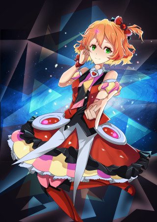 Girl dress scissor knee scissor - rayonism free wallpaper for mobile