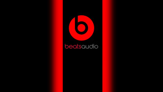 Red black logo beatstudio red - a red stripe free wallpaper
