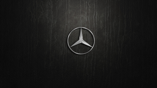 Mercedes logo black leather dark - the bottom of the logo free wallpaper