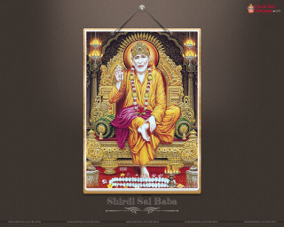 Hindu god metaphysical poster bapu - a gold frame free wallpaper