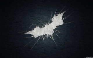 Batman symbol dark background white - a cave painting free wallpaper for desktop