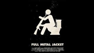 Man sitting toilet hammer poster - a toilet free wallpaper