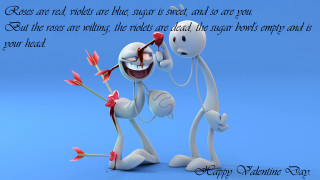 Cartoon characters holding flower roses - rose free wallpaper